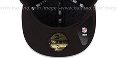 Saints 2014 NFL DRAFT Black Fitted Hat by New Era - 4th View