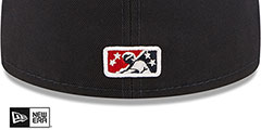 Sea Dogs MILB ONFIELD HOME Navy Fitted Hat by New Era - 4th View