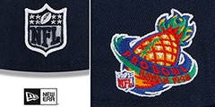 Seahawks 1998 PRO BOWL SIDE-PATCH Royal Fitted Hat by New Era - 4th View