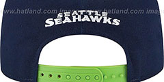 Seahawks 2015 NFL DRAFT SNAPBACK Navy Hat by New Era - 4th View