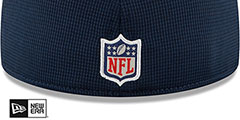 Seahawks 2021 NFL SIDELINE HOME Navy Fitted Hat by New Era - 4th View