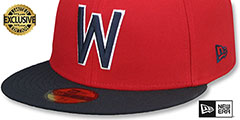 Senators COOPERPACK Red-Navy Fitted Hat by New Era - 4th View