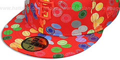 SF Giants TOKENS Orange-Multi Fitted Hat by New Era - 4th View