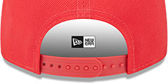 Shorebirds COPA SNAPBACK Red-Aqua Hat by New Era - 4th View