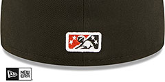 Shorebirds MILB ONFIELD HOME Black Fitted Hat by New Era - 4th View