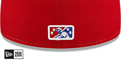 Shorebirds THEME NIGHT White-Red-Royal Fitted Hat by New Era - 4th View