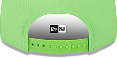 Sky Carp COPA SNAPBACK Lime-Purple Hat by New Era - 4th View