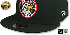 Skyhawks NBA G-LEAGUE Black Fitted Hat by New Era - 4th View