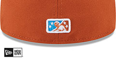 Sod Poodles THEME NIGHT Burnt Orange Fitted Hat by New Era - 4th View