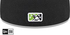 Sounds THEME NIGHT Black-Lime Fitted Hat by New Era - 4th View