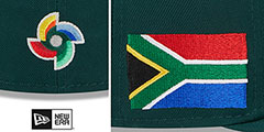 South Africa 2023 WBC GAME Green Hat by New Era - 4th View