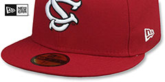 South Carolina NCAA TEAM-BASIC Burgundy Fitted Hat by New Era - 4th View