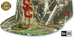 Southern Cal NCAA TEAM-BASIC Realtree Camo Fitted Hat by New Era - 4th View