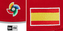 Spain 2023 WBC GAME Red Hat by New Era - 4th View