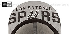 Spurs 2017 ONCOURT DRAFT Black Fitted Hat by New Era - 4th View