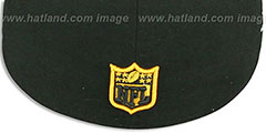 Steelers SUPER BOWL XLIII Black Fitted Hat by New Era - 4th View