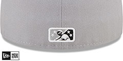 Storm Chasers MILB MARVEL DEFENDERS Grey-Black Fitted Hat by New Era - 4th View