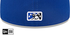 Storm Chasers MILB ONFIELD HOME Royal Fitted Hat by New Era - 4th View