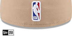 Suns 2024 NBA DRAFT Camel-Purple  Fitted Hat by New Era - 4th View