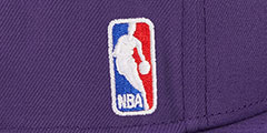 Suns SCRIPT-UP SNAPBACK Purple Hat by New Era - 4th View