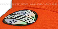 Syracuse SWOOP LACROSSE Orange Fitted Hat by Zephyr - 4th View