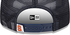 Syracuse TEAM-BASIC TRUCKER SNAPBACK Navy Hat by New Era - 4th View