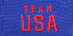 Tasmanian Devil TEAM USA Royal Fitted Hat by New Era - 4th View