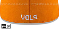 Tennessee HEATHER-HUGE Orange-Charcoal Fitted Hat by New Era - 4th View