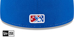 Tides THEME NIGHT White-Royal Fitted Hat by New Era - 4th View