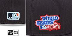 Tigers 1984 WS CLOUD-UNDER Navy Fitted Hat by New Era - 4th View