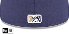 Timber Rattlers THEME NIGHT Navy-Tan Fitted Hat by New Era - 4th View