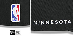 Timberwolves 24-25 ALTERNATE CITY-EDITION Fitted Hat by New Era - 4th View