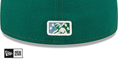 Tortugas MILB ONFIELD GAME Green Fitted Hat by New Era - 4th View