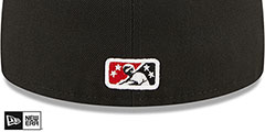 Trash Pandas MILB MARVEL DEFENDERS Black Fitted Hat by New Era - 4th View