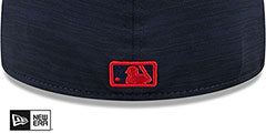 Twins 2024 ONFIELD CLUBHOUSE Heather Navy Fitted Hat by New Era - 4th View