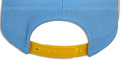 UCLA LACROSSE SUPER-ARCH SNAPBACK Sky-Gold Hat by Zephyr - 4th View