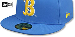 UCLA NCAA TEAM-BASIC Blue Fitted Hat by New Era - 4th View