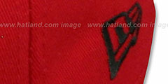 UNLV SAILTIP SNAPBACK Red-Black Hat by New Era - 4th View