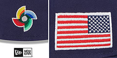 USA 2023 WBC GAME Navy Hat by New Era - 4th View