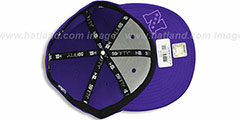 Vikings NFL ONFIELD DRAFT Purple Fitted Hat by New Era - 4th View