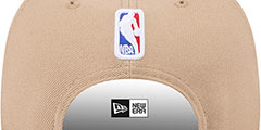 Warriors 2024 NBA DRAFT SNAPBACK Camel-Royal Hat by New Era - 4th View