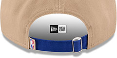 Warriors 2024 NBA DRAFT STRAPBACK Camel-Royal Hat by New Era - 4th View