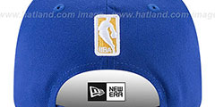 Warriors CLASSIC-CURVE SNAPBACK Royal Hat by New Era - 4th View