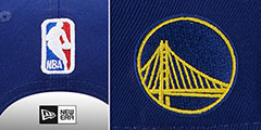 Warriors STATEMENT SNAPBACK Royal Hat by New Era - 4th View