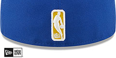 Warriors TRIPLE THREAT IDENTITY Royal Fitted Hat by New Era - 4th View