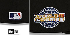 White Sox 2005 WORLD SERIES SIDE-PATCH UP Fitted Hat by New Era - 4th View