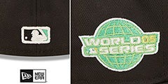 White Sox 2005 WS CITRUS POP Black-Green Fitted Hat by New Era - 4th View