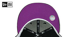 White Sox 2003 ALL STAR GAME PURPLE-BOTTOM Black Fitted Hat by New Era - 4th View