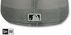 White Sox 2T BATTING PRACTICE TRUCKER Black-Grey Fitted Hat by New Era - 4th View