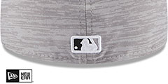 White Sox 2023 CLUBHOUSE Heather Grey Fitted Hat by New Era - 4th View